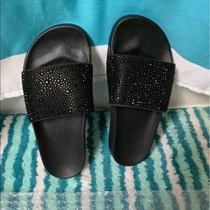 Rhinestone bling slides